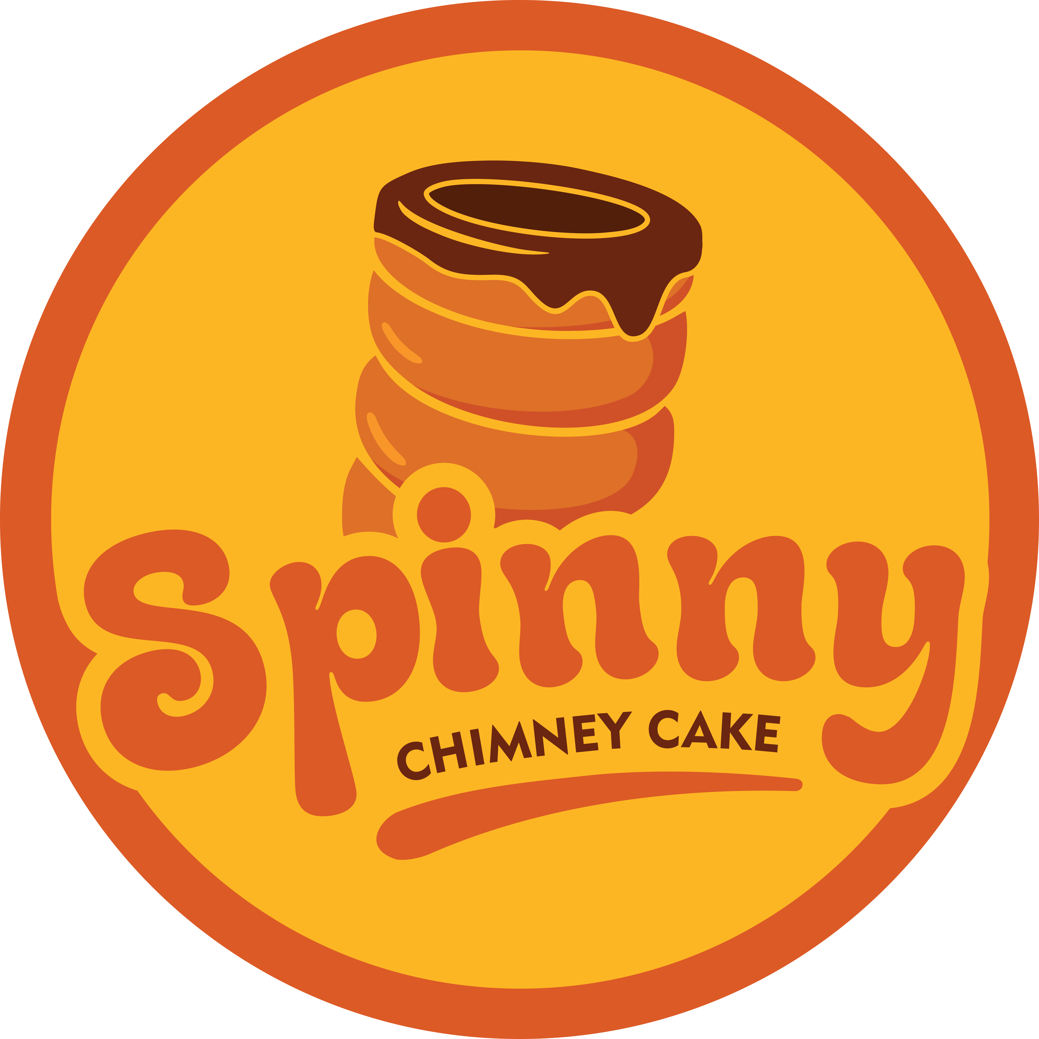 Spinny Chimney Cake logo